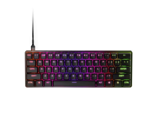 SteelSeries - Apex 9 Mini 60% Wired Optical OptiPoint Adjustable Actuation Switch Gaming Keyboard with Rapid Tap - Black - image 5
