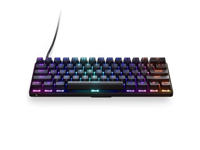 SteelSeries - Apex 9 Mini 60% Wired Optical OptiPoint Adjustable Actuation Switch Gaming Keyboard with Rapid Tap - Black - image 4