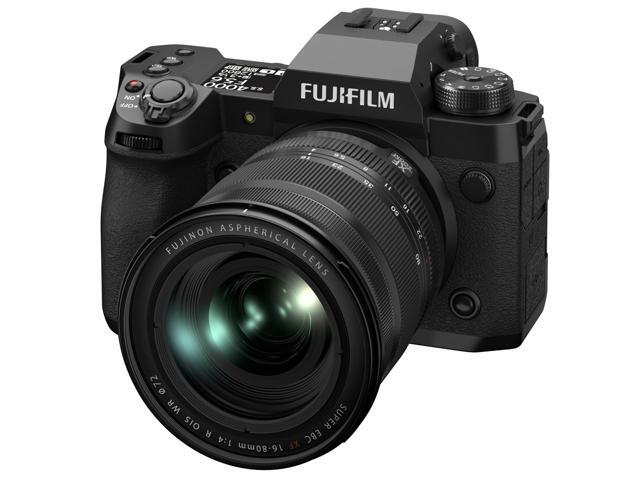 Fujifilm - X-H2 Mirrorless Camera with FUJINON XF16-80mmF4 R OIS WR Lens Kit - Black - image 4