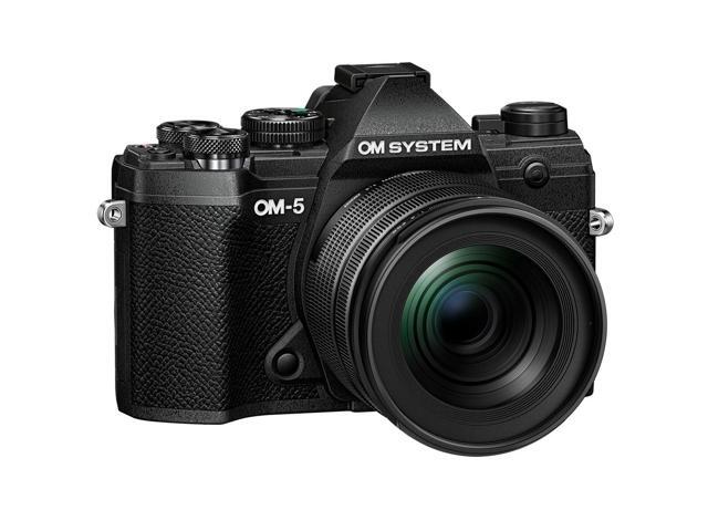 OM System OM5 20.4 Megapixel Mirrorless Camera with Lens (Black)