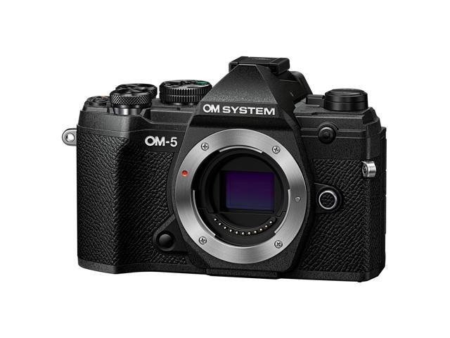 OM System OM5 20.4 Megapixel Mirrorless Camera with Lens (Black)