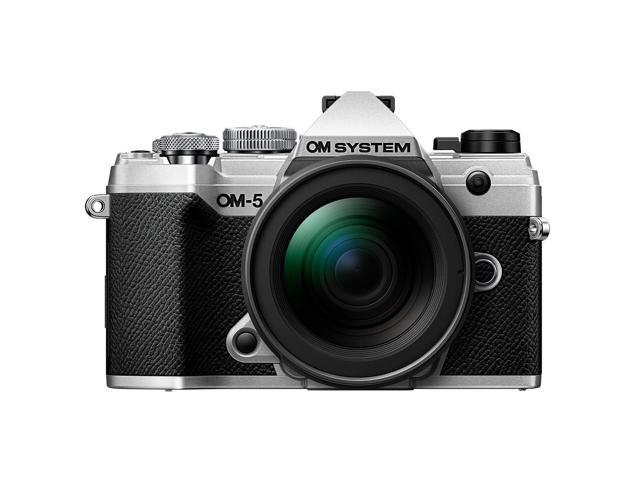 OM System OM5 20.4 Megapixel Mirrorless Camera with Lens (Silver)