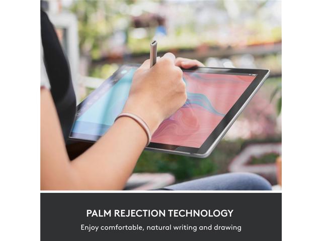 Logitech - Crayon Digital Pencil for All Apple iPads (2018 releases and later) with USB-C ports - Silver - image 7