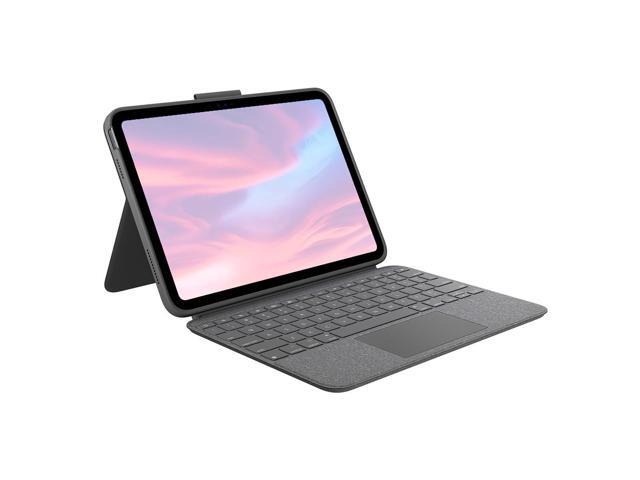 Logitech - Combo Touch Keyboard and Trackpad Case for Apple iPad - Latest Model A16 chip and iPad 10th Gen with Detachable Keyboard - Oxford Gray - image 10
