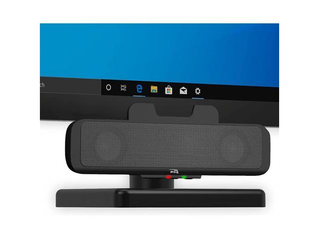 Cyber Acoustics USB and Bluetooth Speaker Bar with Integrated Monitor Mount (CA-2890BT)