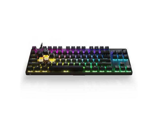 SteelSeries - Apex 9 TKL Wired Optical OptiPoint Adjustable Actuation Switch Gaming Keyboard with Rapid Tap - Black - image 5