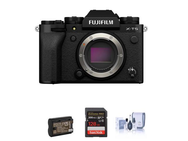 Fujifilm X-T5 Mirrorless Digital Camera Body, Black with Accessories Kit