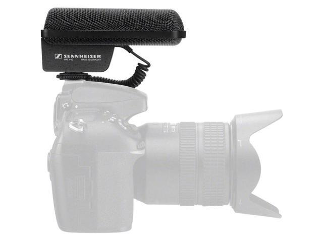 Sennheiser - MKE 440 Compact Stereo Shotgun Microphone with 3.5mm Connector for Cameras - Black - image 5