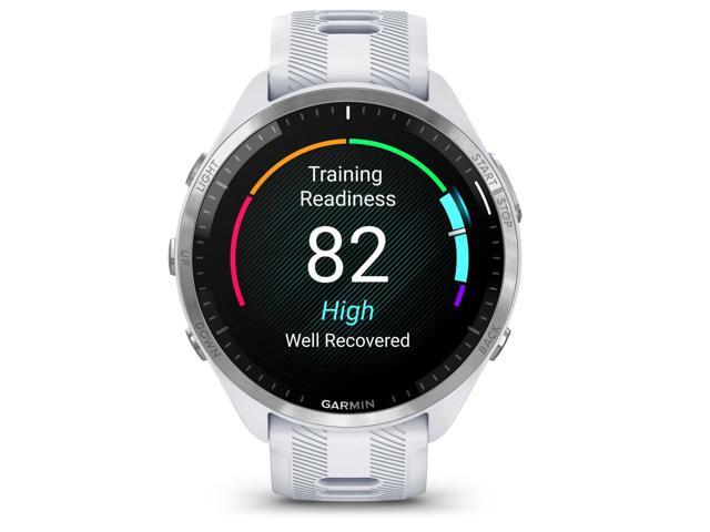 Garmin - Forerunner 965 GPS Smartwatch 47 mm Fiber-reinforced polymer - Titanium/Whitestone - (2023) - image 7