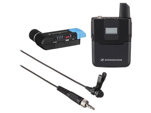 Sennheiser AVX-MKE2 Camera Mountable Lavalier Pro Wireless Set, Includes Bodypack Transmitter, Plug-On Receiver, MKE 2 Lavalier Microphone,...