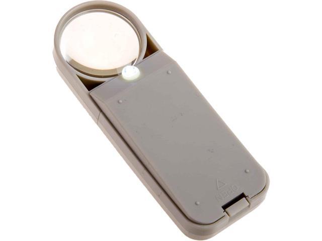 Carson SV-70 Illuminated Handheld 7x Power 1.5' Aspheric LED Lighted Magnifier
