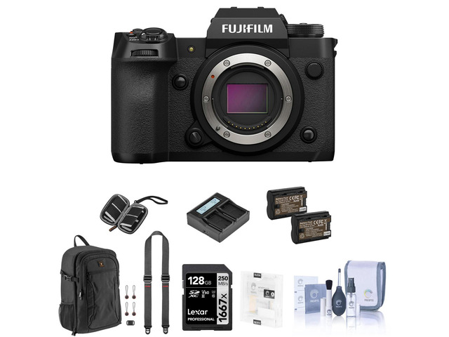 Fujifilm X-H2 Mirrorless Digital Camera Body, Black with Complete Kit