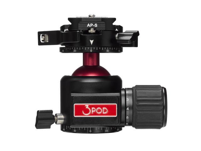 3Pod Everest T3 4-Section Carbon Fiber Compact Tripod with H2 Ball Head and Arca-Type Quick Release