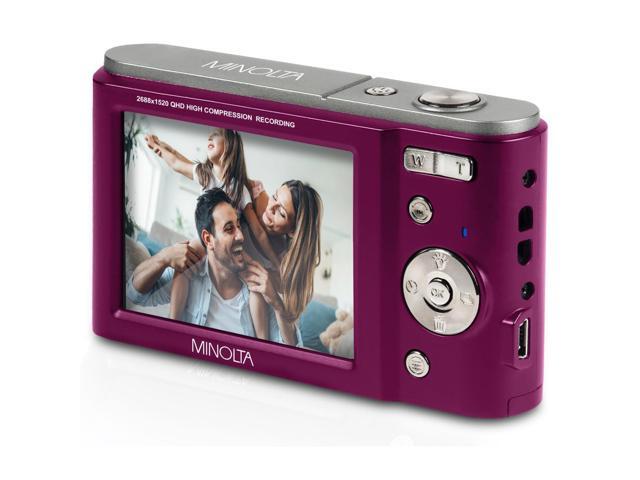 Minolta MND20-M MINOLTA MND30 44 MP / 2.7K Ultra HD Digital Camera (Magenta)