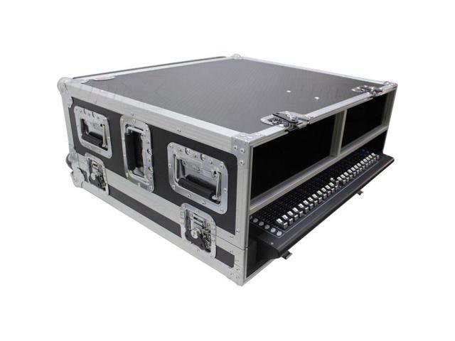 ProX XS-AHSQ5DHW ATA-300 Style Flight Case with Doghouse and Wheels for Allen & Heath SQ5 Console Mixer