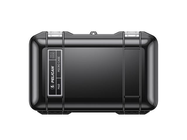 Pelican M60 Waterproof Hard Micro Case, Large, Black #M600-0250-110