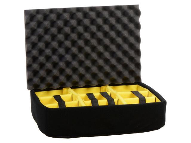 Pelican 1505 Padded Divider Set for 1500 Protector Case, Yellow/Black