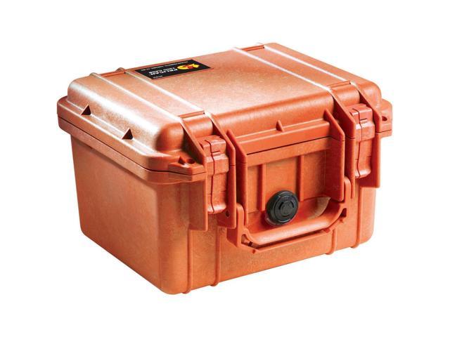 Photos - Camera Bag Pelican 1300 Watertight Mini-D Hard Case with Foam Insert - Orange #1300-0 