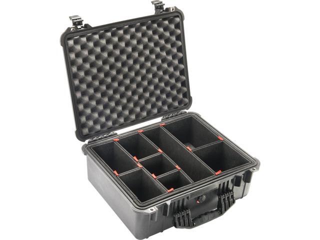 Pelican 1550TP Medium Case with TrekPak Divider System, Black #015500-0050-110