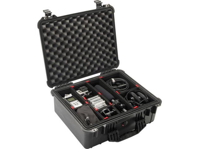 Pelican 1550TP Medium Case with TrekPak Divider System, Black #015500-0050-110