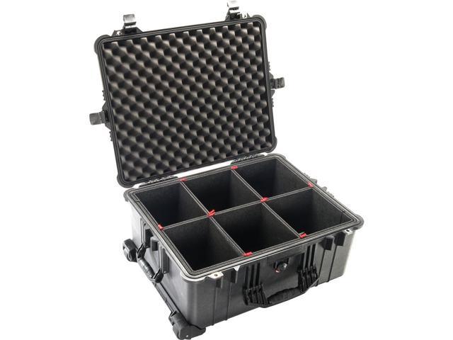 Photos - Camera Bag Pelican 1610 Watertight Hard Case with TrekPak Divider System, Black 01610 