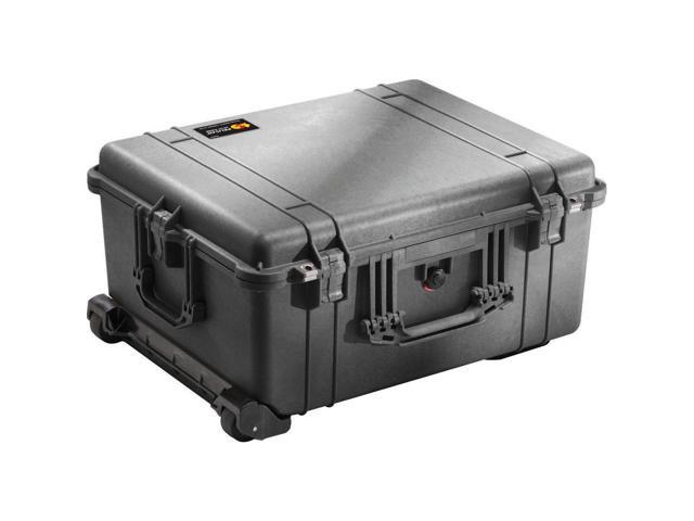 Pelican 1610 Watertight Hard Case with TrekPak Divider System, Black