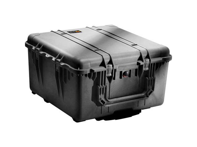 Pelican 1640 Watertight Wheeled Hard Case w/Foam, with 1645 Divider Set, Black