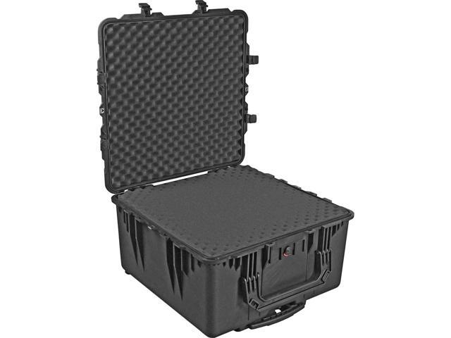Pelican 1640 Watertight Wheeled Hard Case w/Foam, with 1645 Divider Set, Black