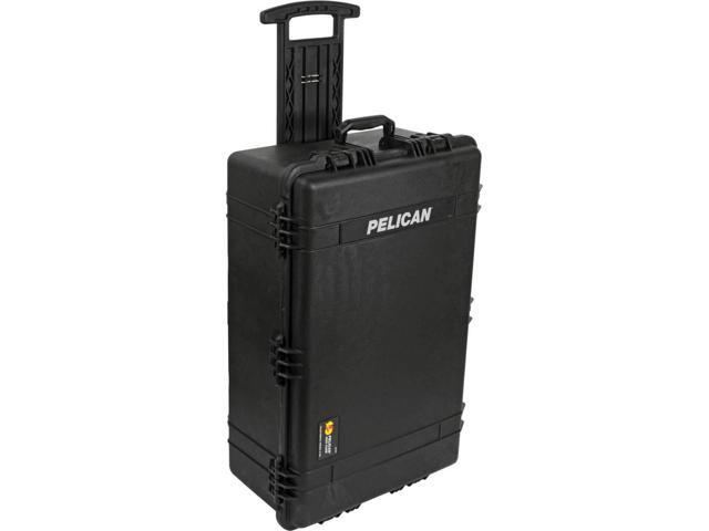 Pelican 1650 Protector Watertight Wheeled Hard Case without Foam Insert, Black, Bundle with PC1659 Lid Organizer