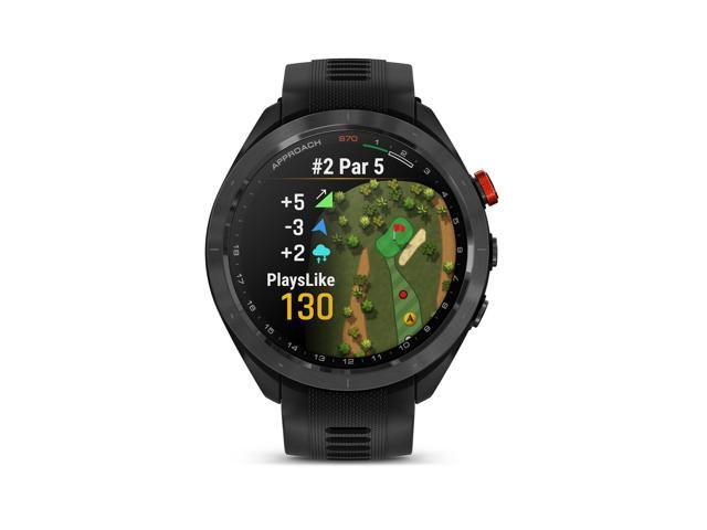 Garmin - Approach S70 GPS Smartwatch 47mm Ceramic - Black Ceramic Bezel with Black Silicone Band - (2023) - image 10