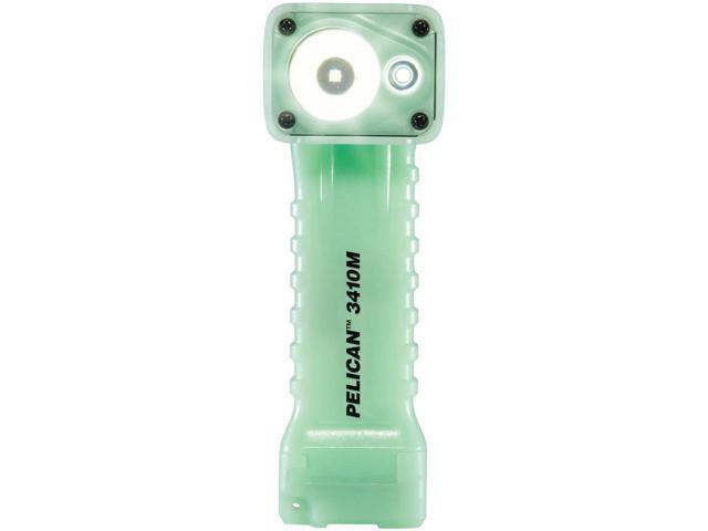 pelican 3410 right angle led flashlight with magnetic clip (photo luminescent body)