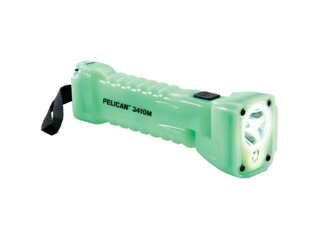 pelican 3410 right angle led flashlight with magnetic clip (photo luminescent body)