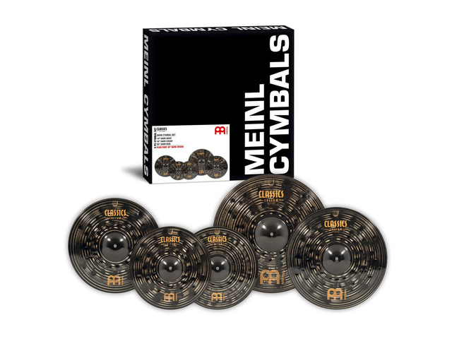 Meinl Classics Custom Dark Bonus Cymbal Set with Free 18' Crash Cymbal