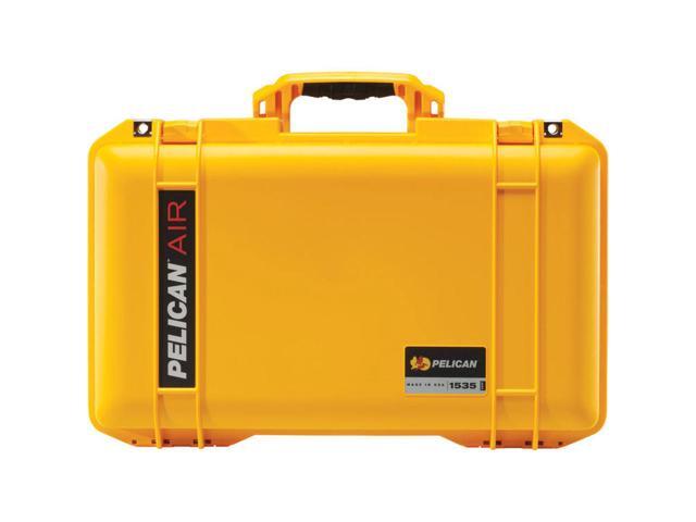 Pelican 1535 Air 2017 Wheeled Carry-On Case with Pick-N-Pluck Foam, Yellow