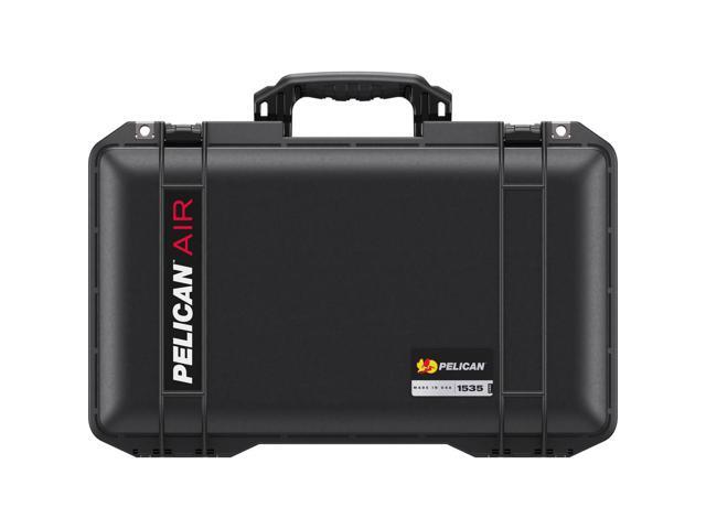 Pelican 1535AirTPF Wheeled Carry-On Hard Case with Hybrid TrekPak & Foam, Black