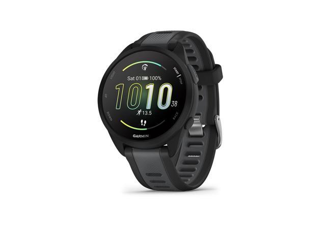 Garmin Forerunner 165 Music, Black/Slate Grey GPS Running Smart Watch 010-02863-30