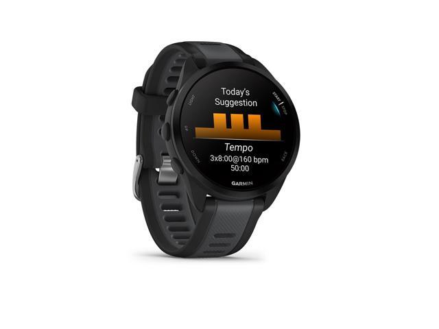 Garmin - Forerunner 165 Music GPS Smartwatch 43 mm Fiber-Reinforced Polymer - Black/Slate Gray - (2024) - image 4