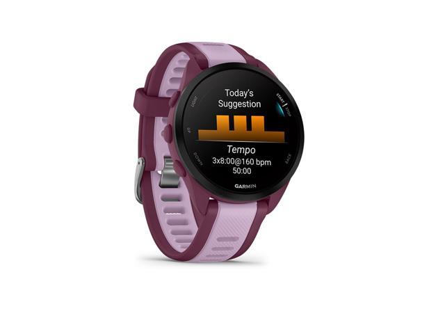 Garmin - Forerunner 165 Music GPS Smartwatch 43 mm Fiber-Reinforced Polymer - Berry/Lilac - (2024) - image 5