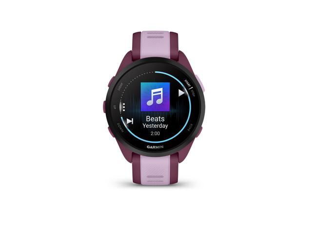 Garmin - Forerunner 165 Music GPS Smartwatch 43 mm Fiber-Reinforced Polymer - Berry/Lilac - (2024) - image 6