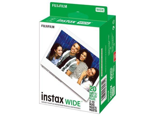 Fujifilm 5 Pack 20-Pack Instax Wide Instant Color Print Film, ISO 800 #164684985