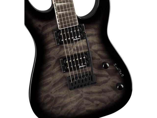 Jackson JS Series Dinky JS20 DKQ 2PT Electric Guitar, Amaranth Fingerboard, Transparent Black Burst