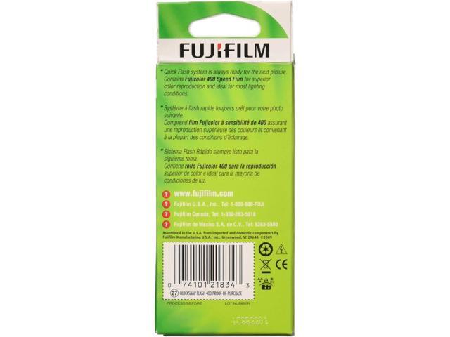 Fujifilm QuickSnap Flash 400 One Time Use 35mm Camera with Flash, 27 Exposures