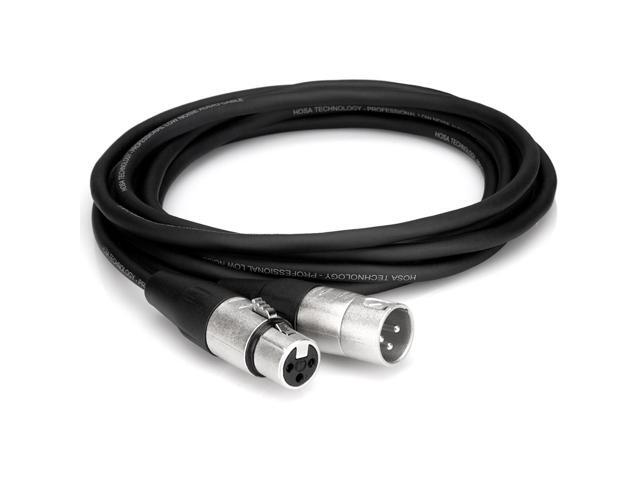 Hosa Technology 2x Pro Balanced 3-Pin XLR Female to 3-Pin XLR Male Audio Cable 1.5'