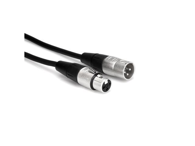 Hosa Technology 2x Pro Balanced 3-Pin XLR Female to 3-Pin XLR Male Audio Cable 1.5'