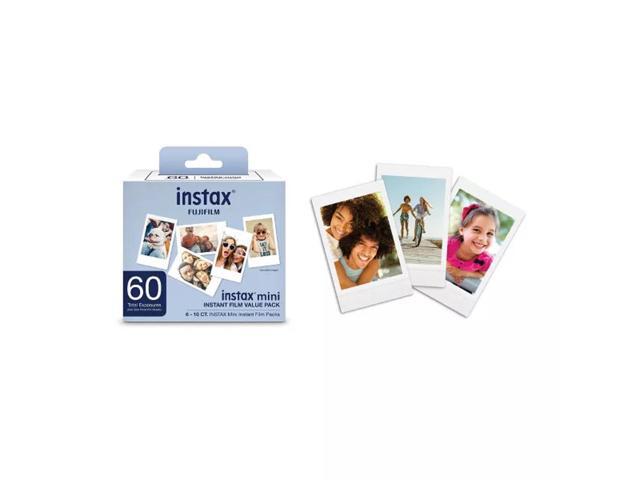 Fujifilm Instax Mini White Instant Film, 60 Exposures with Photo Album