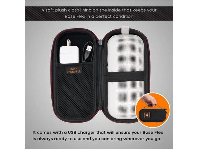 Slinger Hard Shell Travel Case with USB Charger for Bose Flex Speaker #SL-BFC