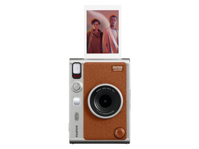 FUJIFILM INSTAX MINI EVO Hybrid Instant Camera (Brown) - 16812534
