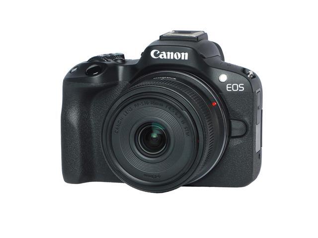 Canon - EOS R50 4K Video Mirrorless Camera with RF-S10-18mm F4.5-6.3 IS STM Lens Video Creator Kit - Black - image 3