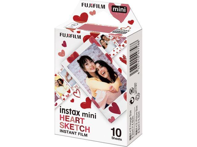 Fujifilm Instax Mini Heart Sketch Instant Film (10 Exposures)