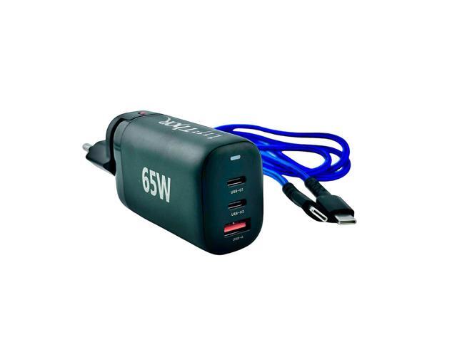 LifThor 65W 3-Port USB Wall Charger